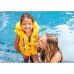 Mellény Intex® 58660, Pool School Deluxe, gyermek, felfújható, vízi, 3-6 év, 50x47 cm