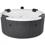 Jakuzzi, MSpa Frame Denver F-DE066W, 6 személyes, 970 l, 182 x 70 cm, masszázs funkció, LED világítás, UVC fertőtlenítés, fa hatású burkolat
