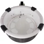 Jakuzzi, MSpa Frame Denver F-DE066W, 6 személyes, 970 l, 182 x 70 cm, masszázs funkció, LED világítás, UVC fertőtlenítés, fa hatású burkolat