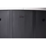 Jakuzzi, MSpa Frame Denver F-DE066W, 6 személyes, 970 l, 182 x 70 cm, masszázs funkció, LED világítás, UVC fertőtlenítés, fa hatású burkolat