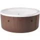 Jakuzzi, MSpa Frame Rome F-RO066W, 6 személyes, 790 l, 182 x 70 cm, masszázs funkció, LED világítás, UVC fertőtlenítés, fa hatású burkolat