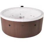Jakuzzi, MSpa Frame Rome F-RO066W, 6 személyes, 790 l, 182 x 70 cm, masszázs funkció, LED világítás, UVC fertőtlenítés, fa hatású burkolat