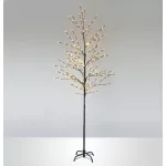 MagicHome karácsonyi dekoráció, fa, 192 melegfehér LED, 1,8 m