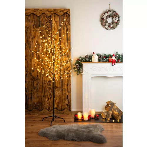 MagicHome karácsonyi dekoráció, fa, 192 melegfehér LED, 1,8 m