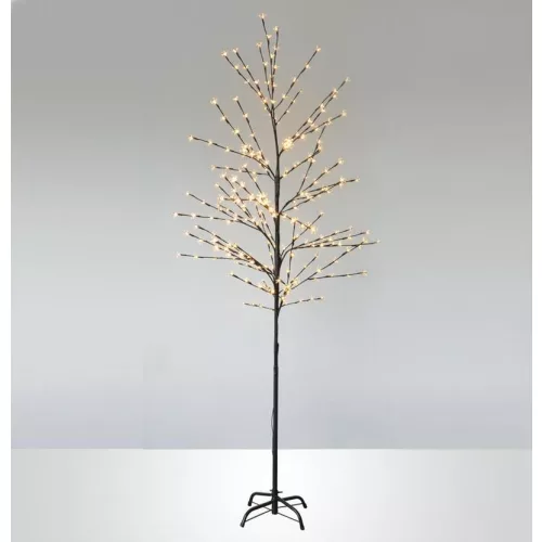 MagicHome karácsonyi dekoráció, fa, 192 melegfehér LED, 1,8 m