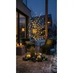 MagicHome karácsonyi dekoráció, fa, 192 melegfehér LED, 1,8 m