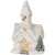MagicHome karácsonyi dekoráció, Templom, 3 sárga LED, 2xAAA, 17 x 11 x 27 cm