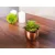 Szukkulens MagicHome S34040, 12 cm, cement cserépben, arany, mű