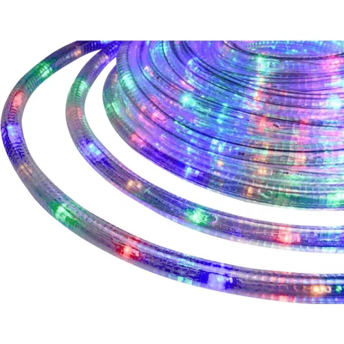 LED fényfüzér, MagicHome Vianoce Rolight, 240 db LED, sokszínű, 8 fénymód, IP44, kültéri, 230 V 50 Hz, átlátszó kábel