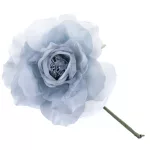 Virág MagicHome, bazsarózsa, kék, szár, virágméret: 16 cm, virághossz: 24 cm, 6 db-os csomag