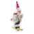MagicHome karácsonyi dekoráció, Mikulás sítalpon 2, függeszthető, 18 cm