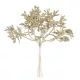 Ág MagicHome Karácsony, arany, 15 cm