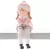 Figura MagicHome Karácsonyi, Kislány, polirezin, 8,5x8x13,5 cm