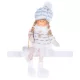 Dekoráció MagicHome Karácsony, gyerekek, fehér, 22 cm