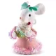 MagicHome Candy Line karácsonyi dekoráció, egér, rózsaszín, 27 cm