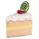 Dekoráció MagicHome Karácsony Candy Line, sütemény, barna, függő, 13x9x15 cm0500000061495