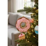 Dekoráció MagicHome Karácsony Candy Line, fánk, barna, függő, 13 cm