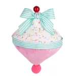 Dekoráció MagicHome Karácsony Candy Line, rózsaszín, függő, 13x15 cm