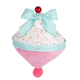   Dekoráció MagicHome Karácsony Candy Line, rózsaszín, függő, 13x15 cm