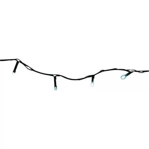 LED fényfüzér, MagicHome Viacone Ceibo, 14,3 m, 192 LED, hidegfehér, elemes (3x AA), időzítővel, 8 fényprogram memóriával, kültéri, fekete kábel