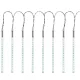 Fényfüggöny, MagicHome Vianoce, Jégcsap, 7,5 m, 720 LED, 24 jégcsap, hidegfehér, vízesés hatás, kültéri, 230 V, jégcsap hossza 30 cm