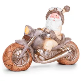   MagicHome karácsonyi dekoráció, motoros Mikulás, kerámia, 47 x 18,5 x 34 cm