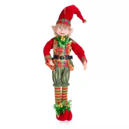 Dekoráció MagicHome Karácsony, manó, függő, 46 cm
