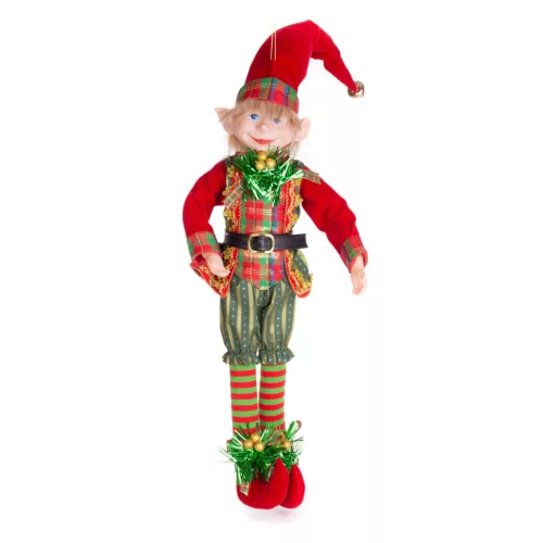 Dekoráció MagicHome Karácsony, manó, függő, 46 cm