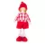MagicHome karácsonyi dekoráció, kisfiú kockás ingben, 32 cm
