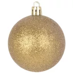 MagicHome karácsonyi gömbök, 20 db, 6 cm, arany, karácsonyfára