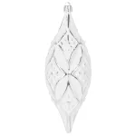 Dísz MagicHome, ezüst, 2 db, 16 cm, karácsonyfára, Karácsonyra