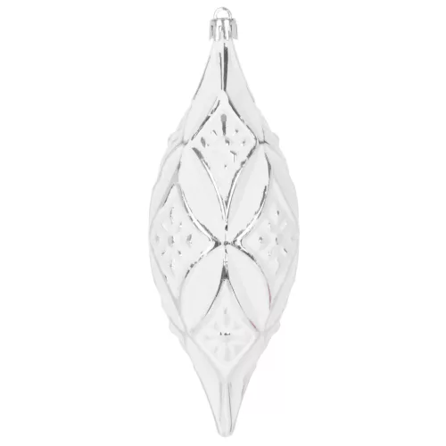 Dísz MagicHome, ezüst, 2 db, 16 cm, karácsonyfára, Karácsonyra
