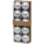 Gömbök MagicHome Karácsony, 10 db, fehér, karácsonyfára, 5 cm