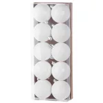 Gömbök MagicHome Karácsony, 10 db, fehér, karácsonyfára, 6 cm