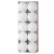 Gömbök MagicHome Karácsony, 10 db, fehér, karácsonyfára, 6 cm