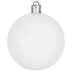 Gömbök MagicHome Karácsony, 10 db, fehér, karácsonyfára, 6 cm