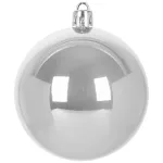 Gömbök MagicHome Karácsony, 8 db, ezüst, karácsonyfára, 7 cm