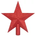 Dísz MagicHome, csillag, piros, 1 db, 20 cm, karácsonyfára, Karácsonyra