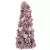 MagicHome műfenyő, feldíszített, rózsaszín, 40 cm
