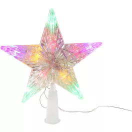Csillag MagicHome Karácsony, 10 LED, színes, 2xAA