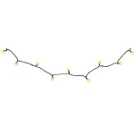 LED fényfüzér, MagicHome Vianoce Cherry Balls, 100 LED, 9,9 m, melegfehér, IP44, 8 funkciós, kültéri, zöld kábel