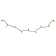 LED fényfüzér, MagicHome Vianoce Cherry Balls, 100 LED, 9,9 m, melegfehér, IP44, 8 funkciós, kültéri, zöld kábel