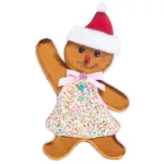 Dekoráció MagicHome Karácsony, Candy Line mézeskalács emberke, 19x3x32 cm