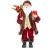 MagicHome karácsonyi dekoráció, Mikulás ajándékokkal, 60 cm