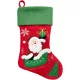 MagicHome karácsonyi dekoráció, Mikulás zokni, 41 cm