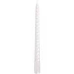 Gyertya MagicHome, karácsonyi, 25 cm, csomag 2 db, fehér, spirális, csavart