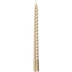 Gyertya MagicHome, karácsonyi, 25 cm, csomag 2 db, pezsgő, spirális, csavart