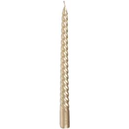   Gyertya MagicHome, karácsonyi, 25 cm, csomag 2 db, pezsgő, spirális, csavart