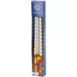 Gyertya MagicHome, karácsonyi, 25 cm, csomag 2 db, pezsgő, spirális, csavart
