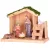 MagicHome karácsonyi dekoráció, Betlehem, fa, poligyanta, 15 cm